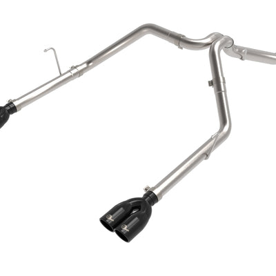 aFe Vulcan Series 3in 304SS DPF-Back 21 Jeep Gladiator V6-3.0L (td) Dual Black Tip