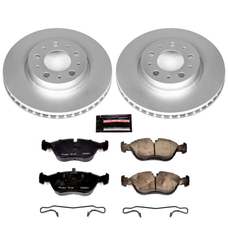 Power Stop 94-97 Volvo 850 Front Z23 Evolution Sport Coated Brake Kit Power Stop 94-97 Volvo 850 Front Z23 Evolution Sport Coated Brake Kit