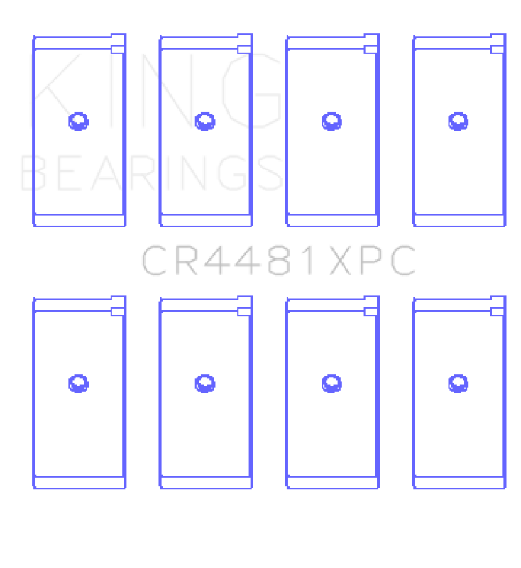 King Engine Bearings Mitsubishi 4G63/4G64/1992 (Size +.026mm) Connecting Rod Bearing Set King Engine Bearings Mitsubishi 4G63/4G64/1992 (Size +.026mm) Connecting Rod Bearing Set