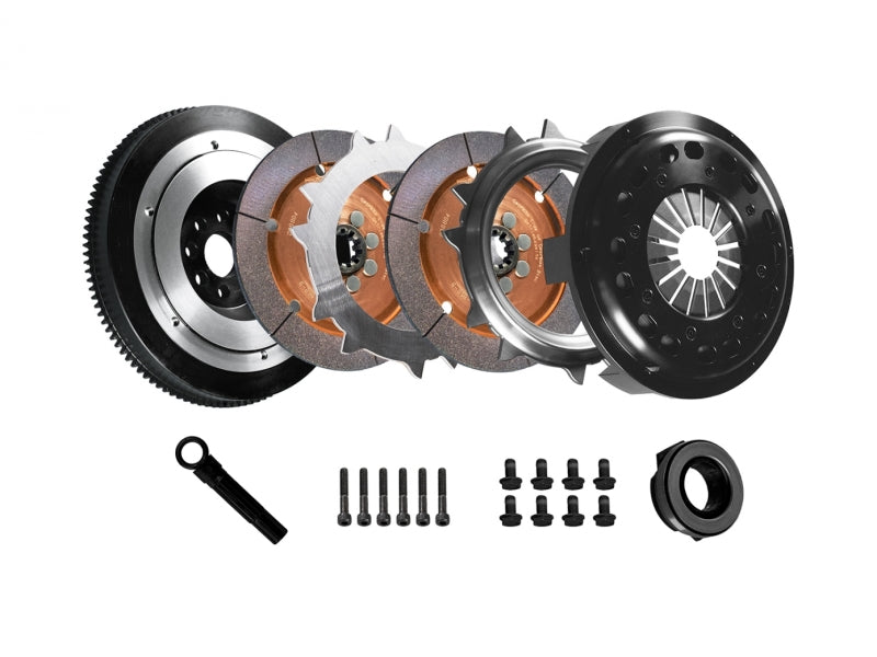 DKM Clutch BMW E34/E36/E39/E46/Z3 (6 Cyl) Ceramic Twin Disc MR Clutch w/Flywheel (650 ft/lbs Torque) DKM Clutch BMW E34/E36/E39/E46/Z3 (6 Cyl) Ceramic Twin Disc MR Clutch w/Flywheel (650 ft/lbs Torque)