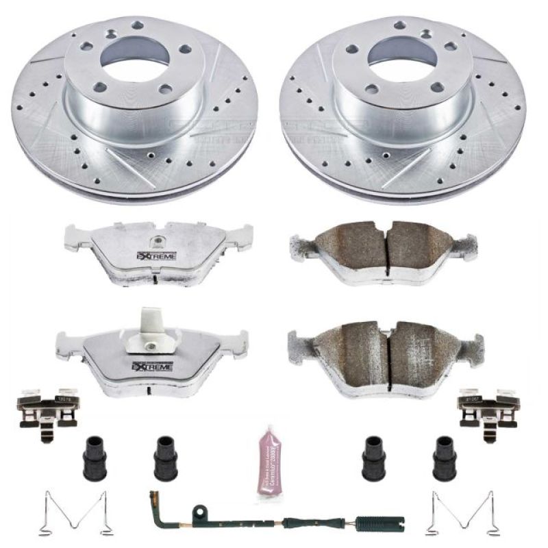 Power Stop 01-03 BMW 525i Front Z26 Street Warrior Brake Kit Power Stop 01-03 BMW 525i Front Z26 Street Warrior Brake Kit