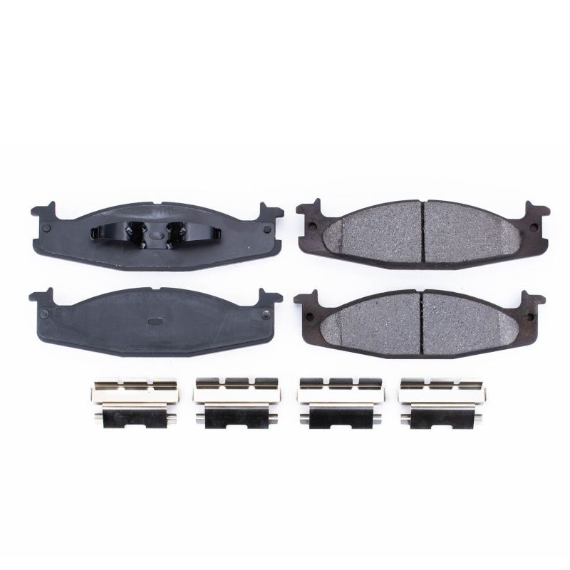 Power Stop 94-96 Ford Bronco Front Z17 Evolution Ceramic Brake Pads w/Hardware Power Stop 94-96 Ford Bronco Front Z17 Evolution Ceramic Brake Pads w/Hardware