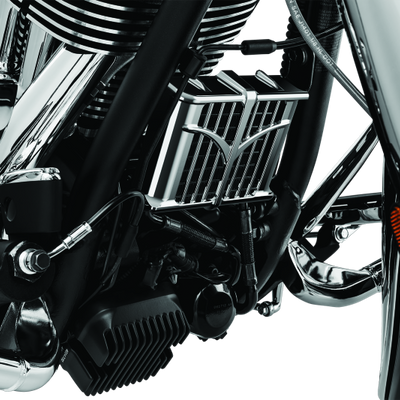 Kuryakyn Oil Cooler Cover 14-23 Indian Models Chrome