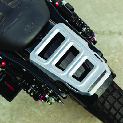 Kuryakyn Dillinger Luggage Rack Silver