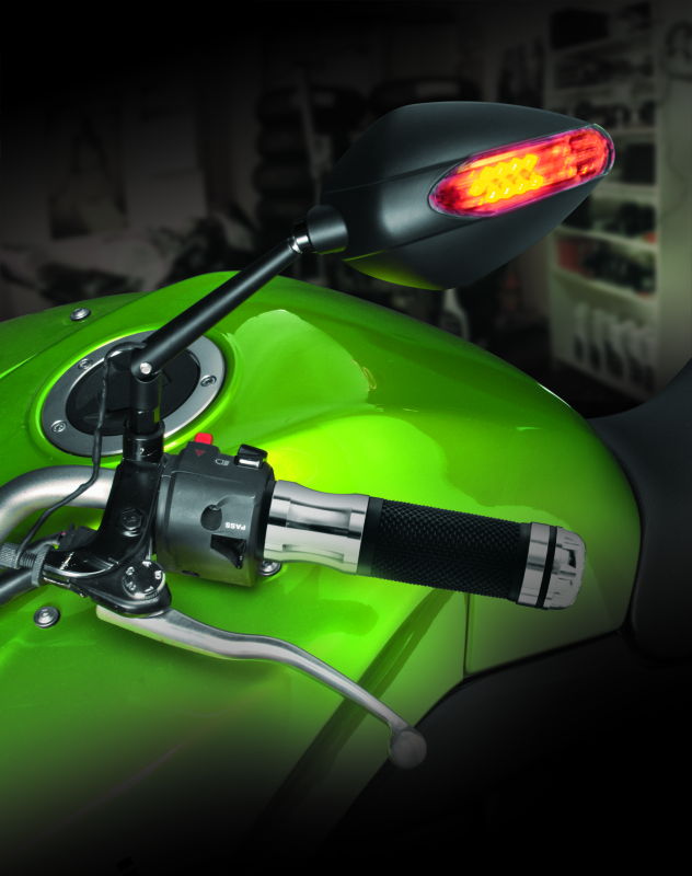 BikeMaster Grips 135mm Revolver Barend Grips - Silver BikeMaster Grips 135mm Revolver Barend Grips - Silver