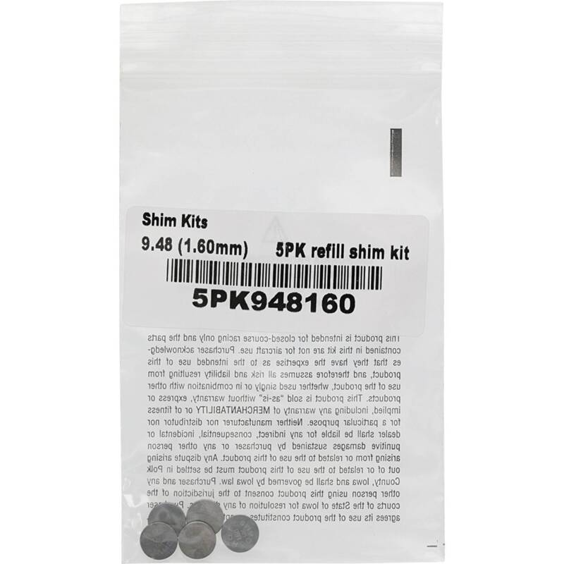 Hot Cams 04-08 400 DVX/02-16 CRF 450 R 1.600mm Shim Kit - 5 Pack Hot Cams 04-08 400 DVX/02-16 CRF 450 R 1.600mm Shim Kit - 5 Pack
