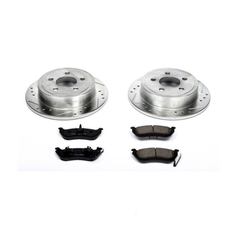 Power Stop 03-07 Jeep Liberty Rear Z23 Evolution Sport Brake Kit Power Stop 03-07 Jeep Liberty Rear Z23 Evolution Sport Brake Kit