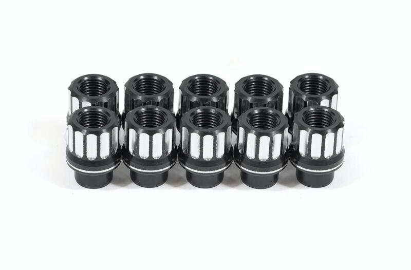 BMR 05-14 Ford Mustang Lug Nut Kit 5/8-18 RH Flange 12-pt Aluminum Set of 10 BMR 05-14 Ford Mustang Lug Nut Kit 5/8-18 RH Flange 12-pt Aluminum Set of 10