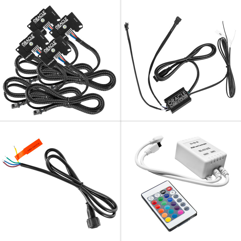 Oracle Jeep Wrangler JL/JT RGB+W Headlight DRL  Kit - ColorSHIFT w/ Simple Controller SEE WARRANTY Oracle Jeep Wrangler JL/JT RGB+W Headlight DRL  Kit - ColorSHIFT w/ Simple Controller SEE WARRANTY