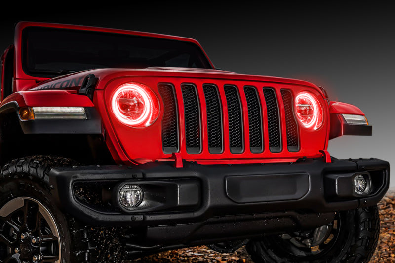 ORACLE Lighting Jeep Wrangler JL/Gladiator JT LED Surface Mount Headlight Halo Kit SEE WARRANTY ORACLE Lighting Jeep Wrangler JL/Gladiator JT LED Surface Mount Headlight Halo Kit SEE WARRANTY