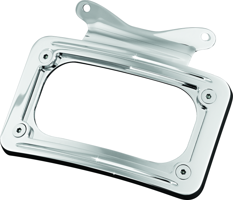 Kuryakyn Curved License Plate Mount Chrome Kuryakyn Curved License Plate Mount Chrome