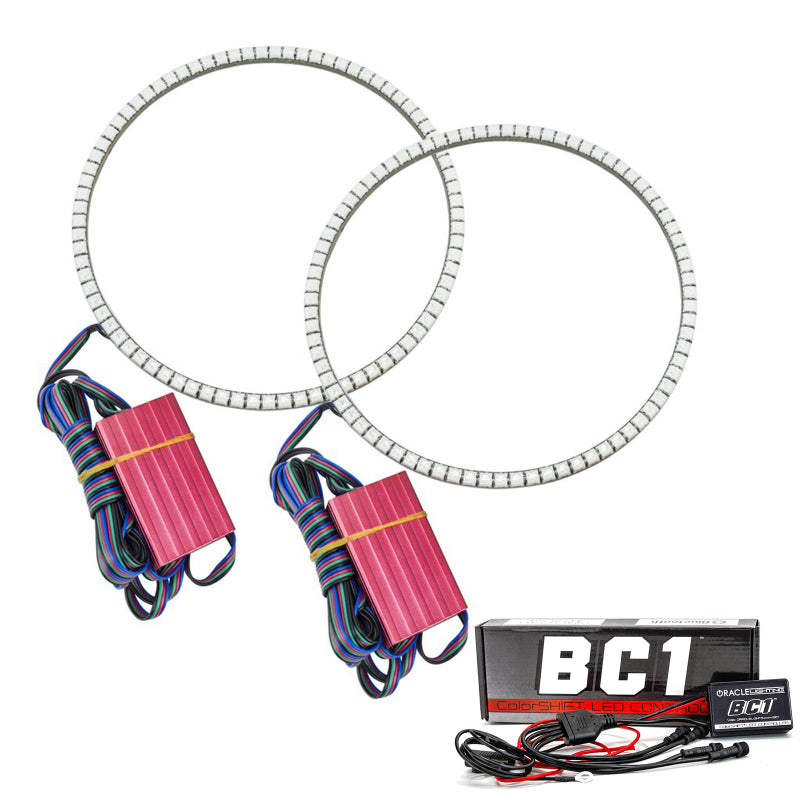 Oracle Jeep Wrangler JL/JT LED Surface Mount Headlight Halo Kit - w/ BC1 Controller SEE WARRANTY Oracle Jeep Wrangler JL/JT LED Surface Mount Headlight Halo Kit - w/ BC1 Controller SEE WARRANTY