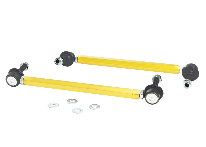 Whiteline Universal Swaybar Link Kit 270mm-295mm Heavy Duty Adjustable 10mm Ball/Ball Style Whiteline Universal Swaybar Link Kit 270mm-295mm Heavy Duty Adjustable 10mm Ball/Ball Style