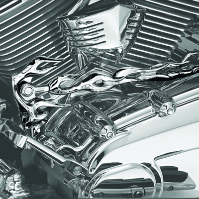 Kuryakyn Flame Shift Linkage Chrome