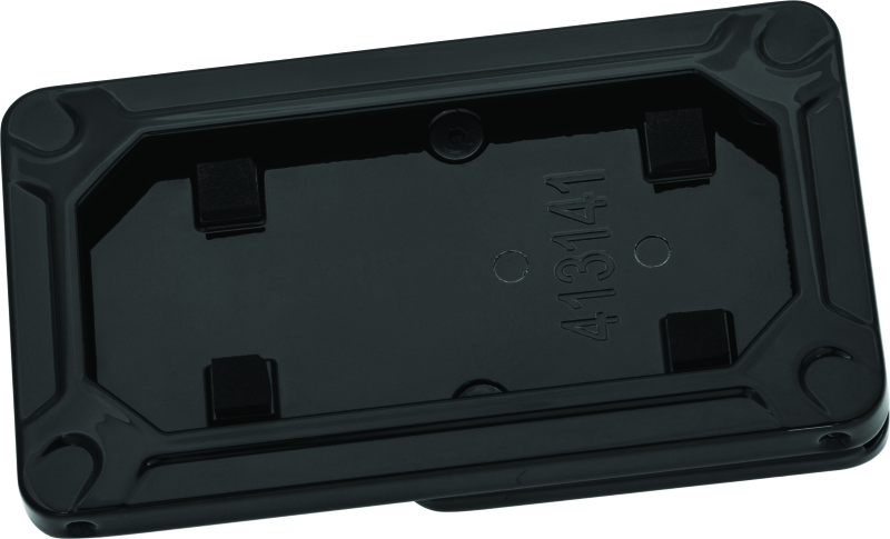 Kuryakyn Nova Side Mount License Plate Frame Gloss Black Kuryakyn Nova Side Mount License Plate Frame Gloss Black