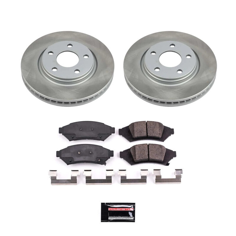 Power Stop 06-07 Pontiac G6 Front Semi-Coated Rotor Kit Power Stop 06-07 Pontiac G6 Front Semi-Coated Rotor Kit