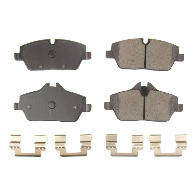 Power Stop 14-18 BMW i3 Front Z17 Evolution Ceramic Brake Pads w/Hardware Power Stop 14-18 BMW i3 Front Z17 Evolution Ceramic Brake Pads w/Hardware