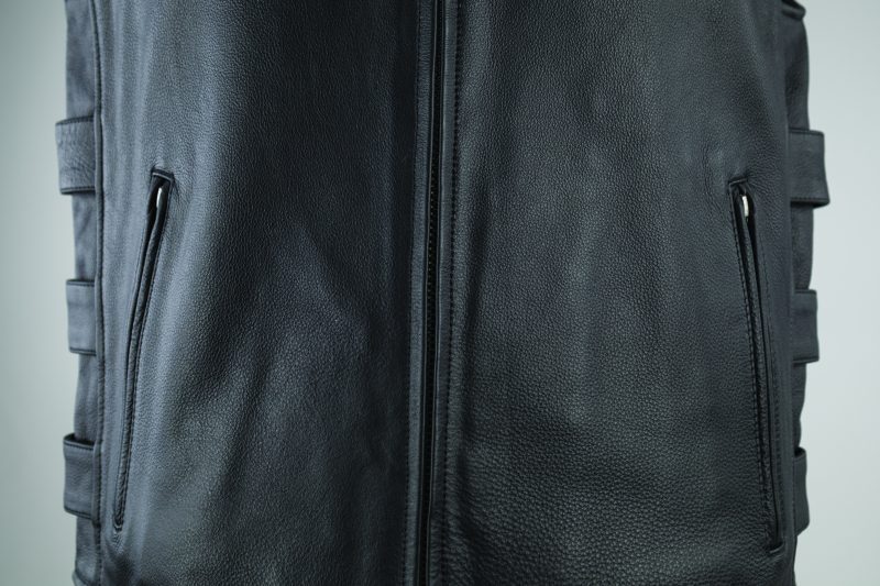 Kuryakyn Leather By River Road Plains Leather Vest Black - Small Kuryakyn Leather By River Road Plains Leather Vest Black - Small