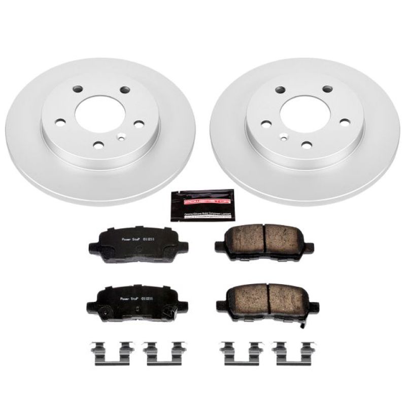 Power Stop 05-09 Buick Allure Rear Z17 Evolution Geomet Coated Brake Kit Power Stop 05-09 Buick Allure Rear Z17 Evolution Geomet Coated Brake Kit