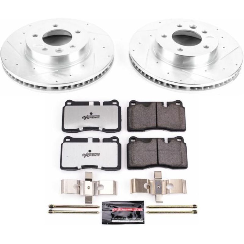 Power Stop 06-17 Volkswagen Touareg Front Z26 Street Warrior Brake Kit Power Stop 06-17 Volkswagen Touareg Front Z26 Street Warrior Brake Kit