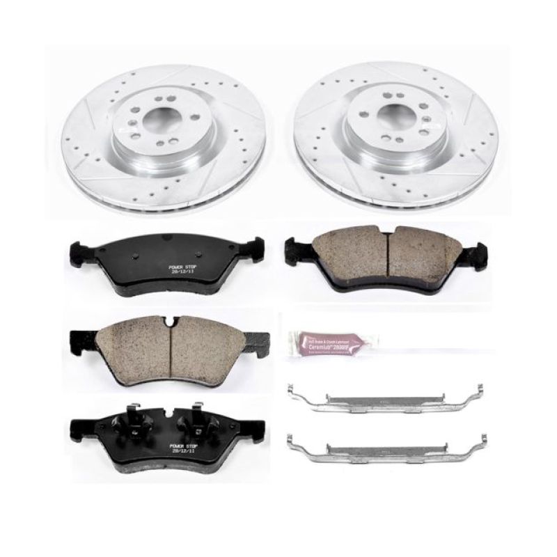 Power Stop 05-06 Mercedes-Benz G55 AMG Front Z23 Evolution Sport Brake Kit Power Stop 05-06 Mercedes-Benz G55 AMG Front Z23 Evolution Sport Brake Kit