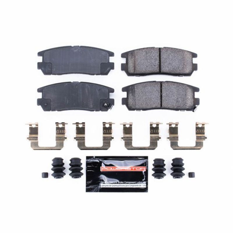 Power Stop 96-99 Acura SLX Rear Z23 Evolution Sport Brake Pads w/Hardware Power Stop 96-99 Acura SLX Rear Z23 Evolution Sport Brake Pads w/Hardware