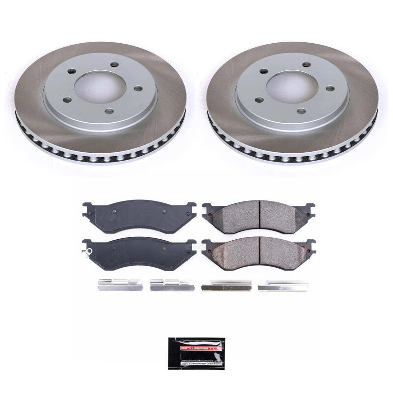 Power Stop 98-02 Lincoln Navigator Front Semi-Coated Rotor Kit Power Stop 98-02 Lincoln Navigator Front Semi-Coated Rotor Kit