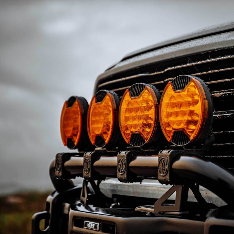 KC HiLiTES SlimLite 8in. LED Light Shield Driving (Shield Only) - Amber KC HiLiTES SlimLite 8in. LED Light Shield Driving (Shield Only) - Amber