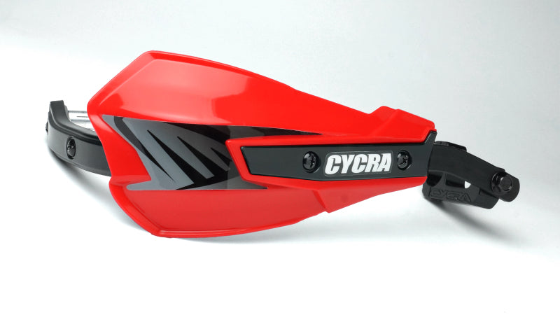 Cycra Vortex Hand Guard/w Universal U-Clamps- Red Cycra Vortex Hand Guard/w Universal U-Clamps- Red