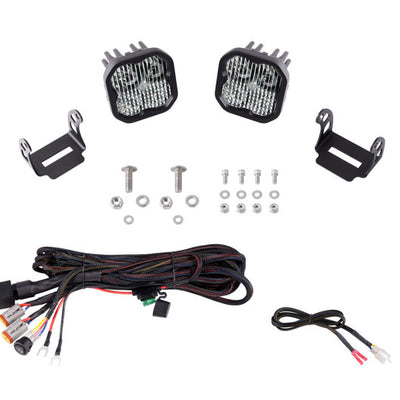 Diode Dynamics 2021 Ford Bronco Sport SS3 LED Ditch Light Kit - White Combo