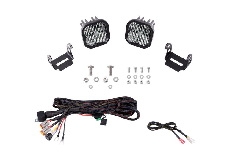 Diode Dynamics 2021 Ford Bronco Sport SS3 LED Ditch Light Kit - White Combo Diode Dynamics 2021 Ford Bronco Sport SS3 LED Ditch Light Kit - White Combo