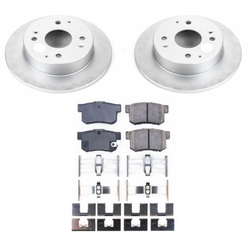 Power Stop 98-99 Acura CL Rear Z17 Evolution Geomet Coated Brake Kit Power Stop 98-99 Acura CL Rear Z17 Evolution Geomet Coated Brake Kit