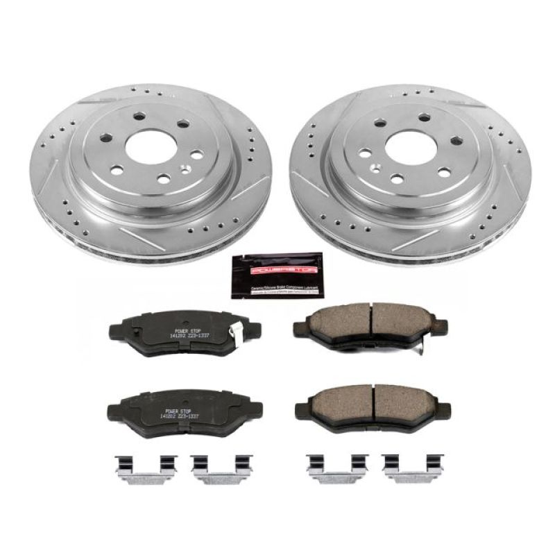 Power Stop 10-16 Cadillac SRX Rear Z23 Evolution Sport Brake Kit Power Stop 10-16 Cadillac SRX Rear Z23 Evolution Sport Brake Kit