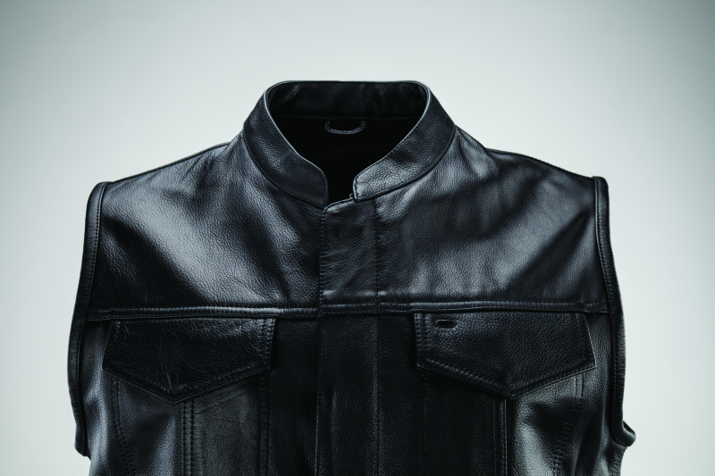 Kuryakyn Leather By River Road Vandal Club Vest Black - Small Kuryakyn Leather By River Road Vandal Club Vest Black - Small