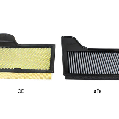 aFe MagnumFLOW OEM Replacement Air Filter PRO Dry S 2015 Ford Mustang L4 / V6 / V8