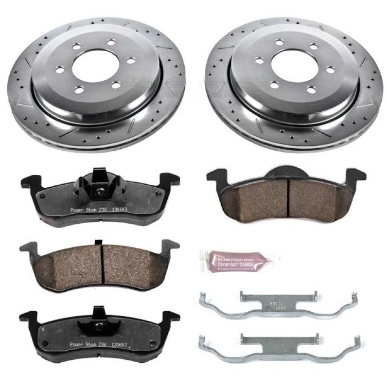 Power Stop 07-17 Ford Expedition Rear Z36 Truck & Tow Brake Kit Power Stop 07-17 Ford Expedition Rear Z36 Truck & Tow Brake Kit