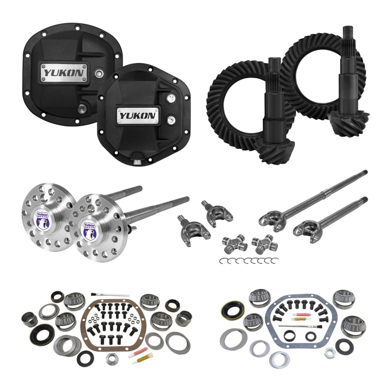 Yukon Master Overhaul Kit Stage 4 Jeep Re-Gear Kit w/Covers Fr & Rr Axles Dana 30/44 4.88 Ratio Yukon Master Overhaul Kit Stage 4 Jeep Re-Gear Kit w/Covers Fr & Rr Axles Dana 30/44 4.88 Ratio