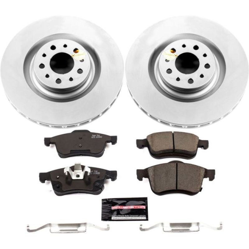 Power Stop 14-19 Fiat 500L Front Z23 Evolution Sport Coated Brake Kit Power Stop 14-19 Fiat 500L Front Z23 Evolution Sport Coated Brake Kit