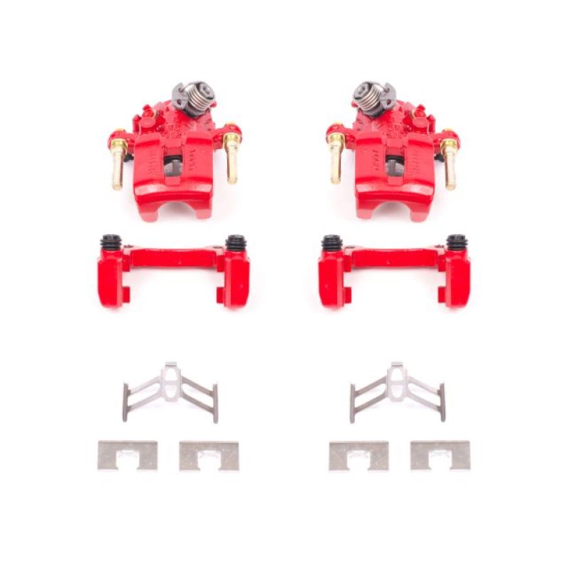 Power Stop 92-01 Honda Prelude Rear Red Calipers w/Brackets - Pair Power Stop 92-01 Honda Prelude Rear Red Calipers w/Brackets - Pair