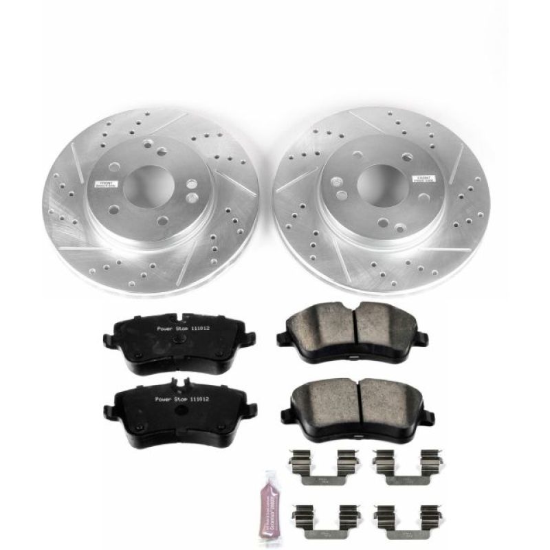 Power Stop 02-05 Mercedes-Benz C230 Front Z23 Evolution Sport Brake Kit Power Stop 02-05 Mercedes-Benz C230 Front Z23 Evolution Sport Brake Kit