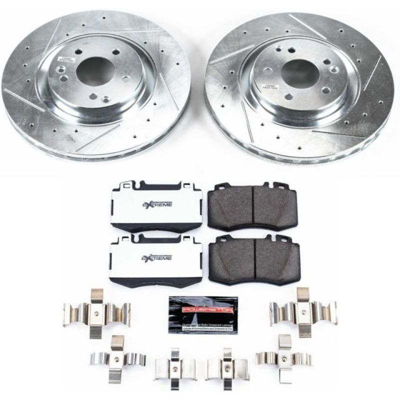 Power Stop 2004 Mercedes-Benz C230 Front Z26 Street Warrior Brake Kit Power Stop 2004 Mercedes-Benz C230 Front Z26 Street Warrior Brake Kit
