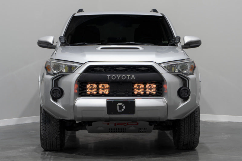 Diode Dynamics 14-23 Toyota 4Runner SS5 Stealth Grille LED 4-Pod Kit - Pro White Combo Diode Dynamics 14-23 Toyota 4Runner SS5 Stealth Grille LED 4-Pod Kit - Pro White Combo