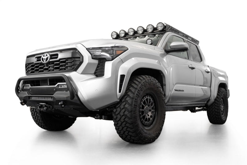 ADD 2024+ Toyota Tacoma Stealth Center Mount Winch Front Bumper w/ Top Hoop ADD 2024+ Toyota Tacoma Stealth Center Mount Winch Front Bumper w/ Top Hoop
