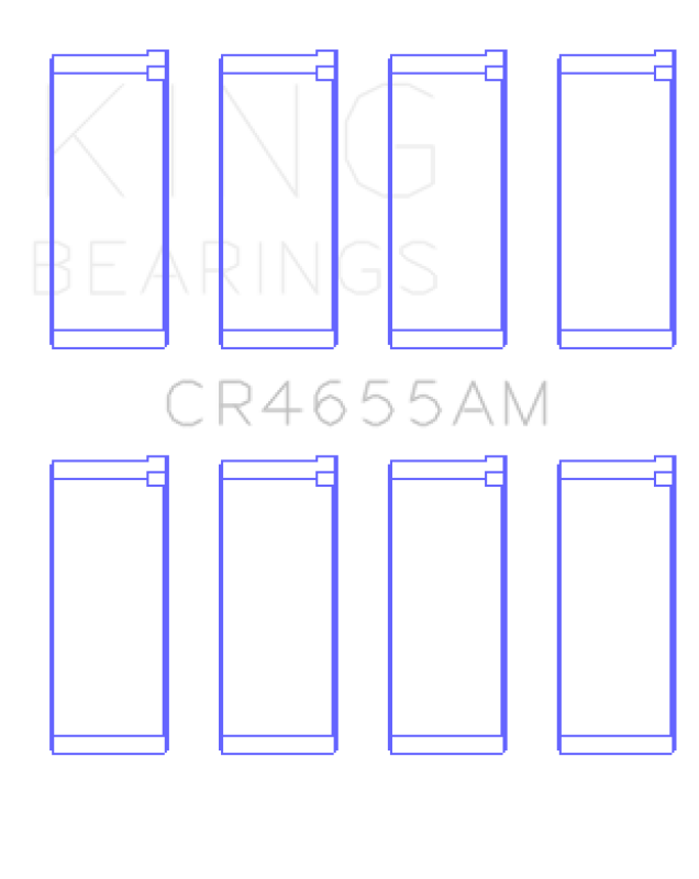 King Engine Bearings Hyundai G4Ed/G4Ae/G4Ek/G4Fk (Size +0.50mm) Connecting Rod Bearing Set King Engine Bearings Hyundai G4Ed/G4Ae/G4Ek/G4Fk (Size +0.50mm) Connecting Rod Bearing Set