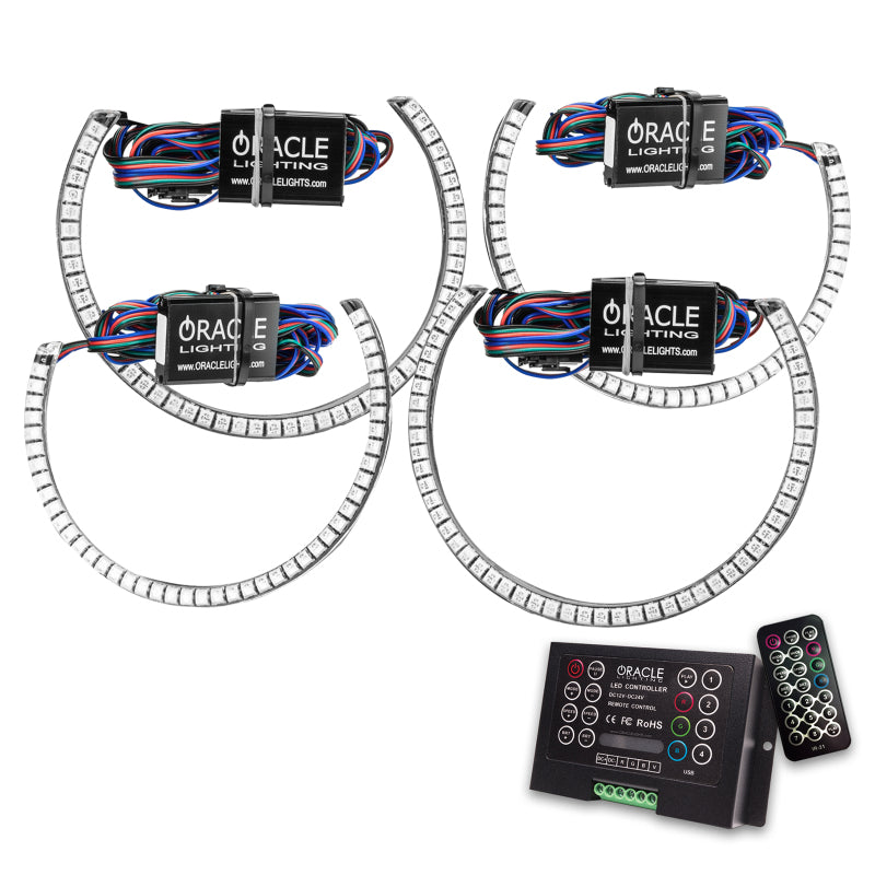 Oracle Dodge Challenger 15-21 LED Waterproof Halo Kit - ColorSHIFT w/ 2.0 Controller Oracle Dodge Challenger 15-21 LED Waterproof Halo Kit - ColorSHIFT w/ 2.0 Controller