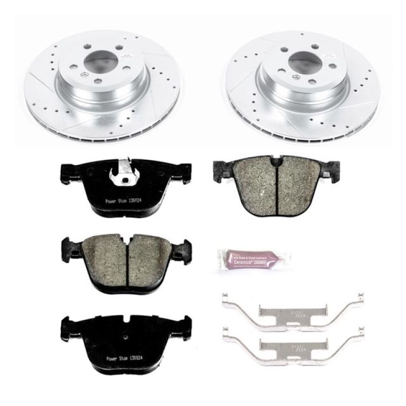 Power Stop 07-15 BMW X5 Rear Z23 Evolution Sport Brake Kit Power Stop 07-15 BMW X5 Rear Z23 Evolution Sport Brake Kit