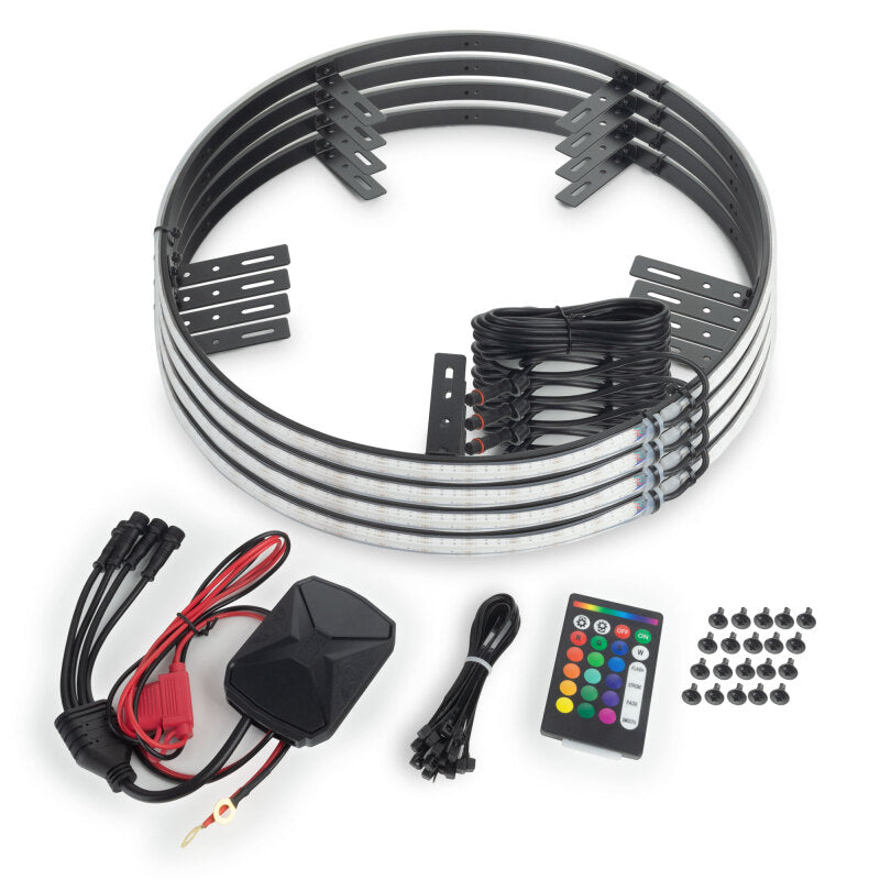 ORACLE Lighting LED Illuminated Wheel Rings 16.5in PLASMA ColorSHIFT w/BC2 Bluetooth Controller ORACLE Lighting LED Illuminated Wheel Rings 16.5in PLASMA ColorSHIFT w/BC2 Bluetooth Controller