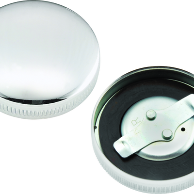 Bikers Choice 36-E73 Chrome Early Non-Vented Gas Cap Fatbob Tank Left Side Replaces H-D 61103-65
