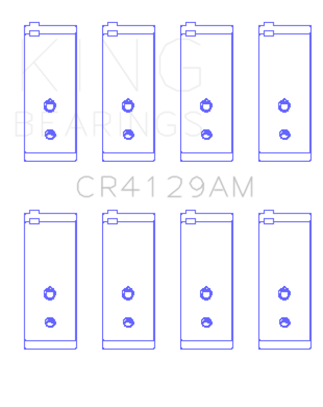 King Engine Bearings Toyota 18R/21R (Size +0.75mm) Connecting Rod Bearing Set King Engine Bearings Toyota 18R/21R (Size +0.75mm) Connecting Rod Bearing Set