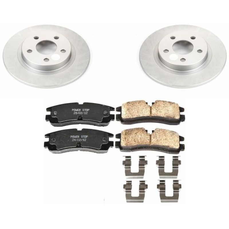 Power Stop 98-02 Cadillac Seville Rear Z17 Evolution Geomet Coated Brake Kit Power Stop 98-02 Cadillac Seville Rear Z17 Evolution Geomet Coated Brake Kit